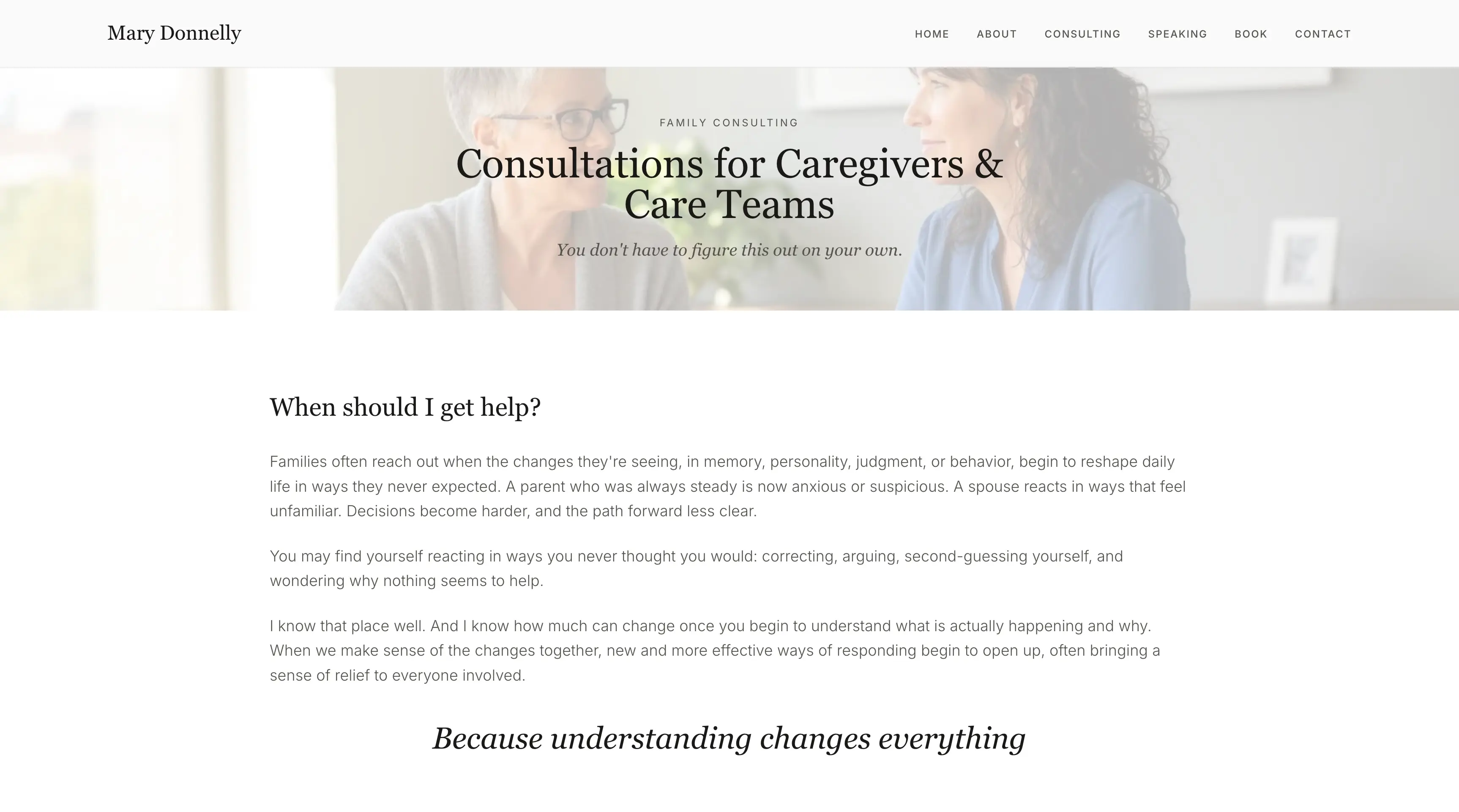 Understanding Dementia Care